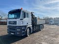 MAN TGA 26 413 FNLLW - Tipper Meiller with hydraulic arm HIAB