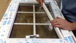Veka glazing bead removal