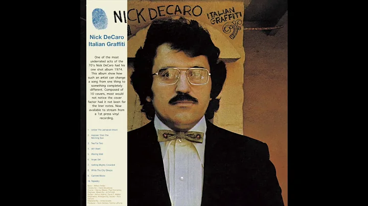 Nick Decaro Italian Graffite (Vinyl) [Full Album]