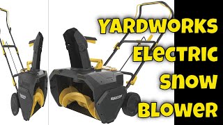 Yardworks Electric Snowblower from #menards