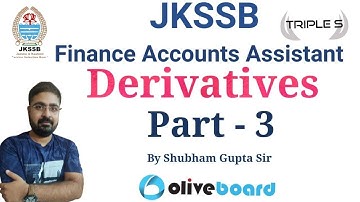 Derivatives - Part 3 || Limits & Derivatives -  by Shubham Gupta Sir || Lec 9