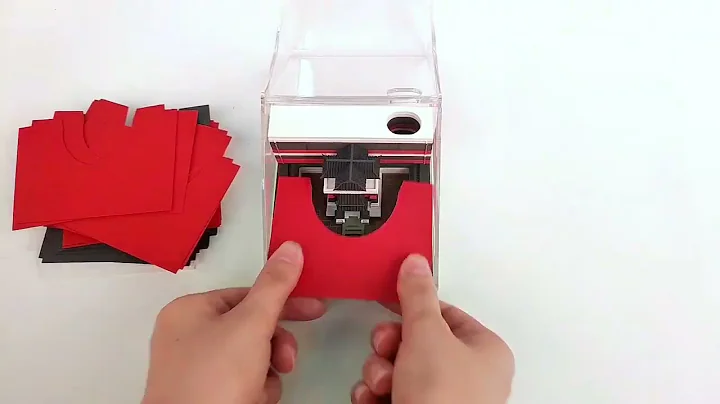 Tripitaka Library 3D memo pad,creative gift notepad cube,laser cut paper craft