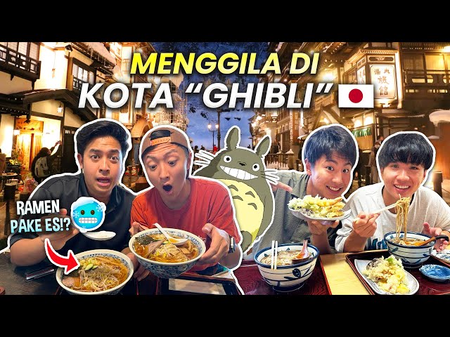 MENGGILA DI KOTA GHIBLI JEPANG! ADA RAMEN PAKE ES!? | WASEDABOYS YAMAGATA TRIP class=