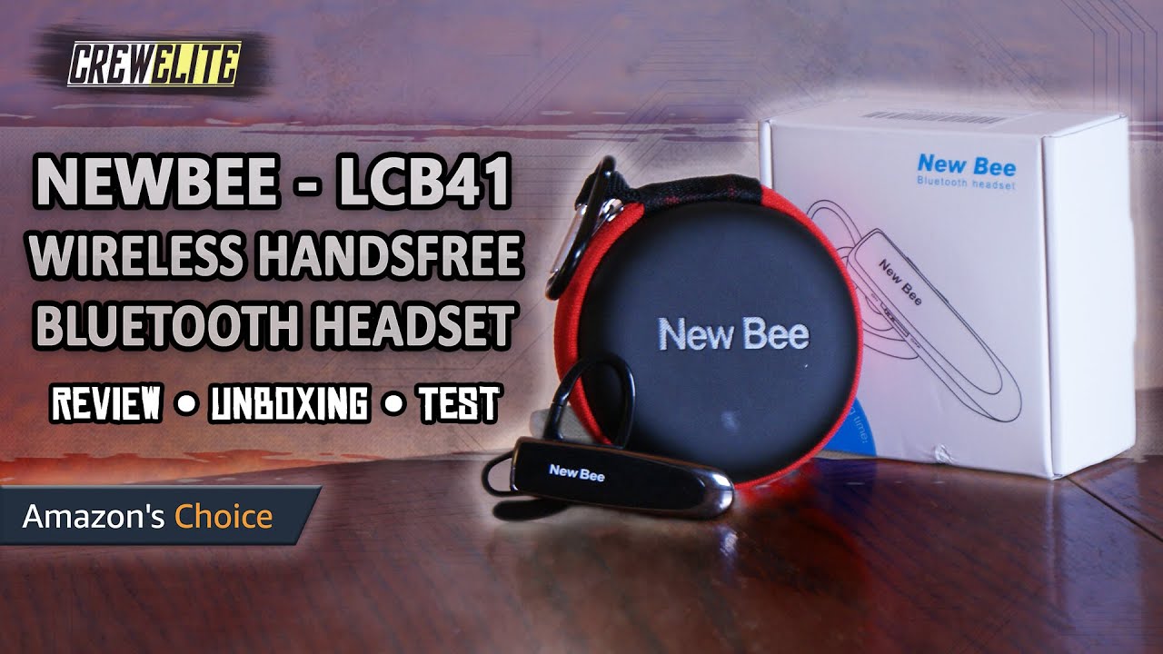 New Bee: LC-B41 Handsfree Wireless Bluetooth Earpiece Headset | With