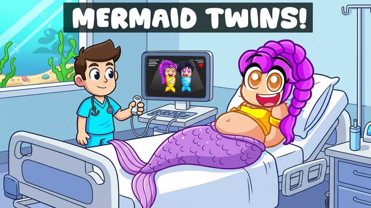 Rumi is PREGNANT with TWIN MERMAIDS In Roblox!!!