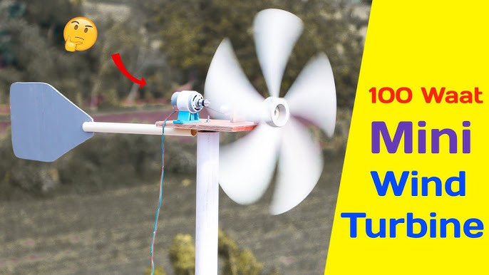 How to make WIND TURBINE at home, make wind turbine generator using  cooler pump