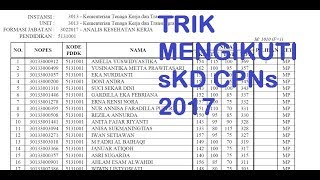 TRIK MENGIKUTI sKD CPNs 2017 by ASN Indonesia 1,257 views 6 years ago 4 minutes, 38 seconds