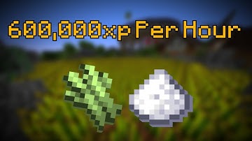 Farming Sugarcane With ONE HAND in Hypixel Skyblock (Forward Backward Farming)