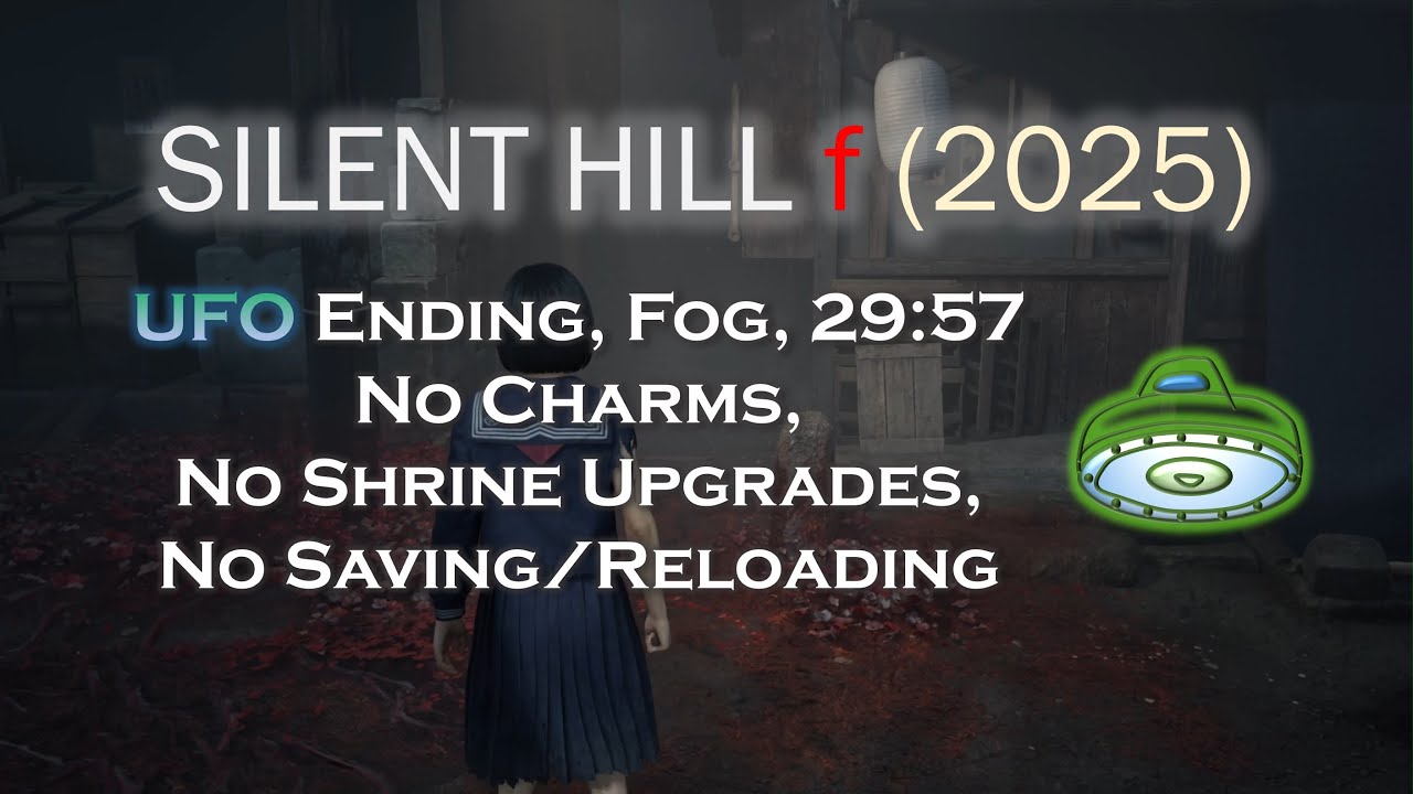 Silent Hill f (2025), UFO Ending Gameplay, Fog (sub 30mins)