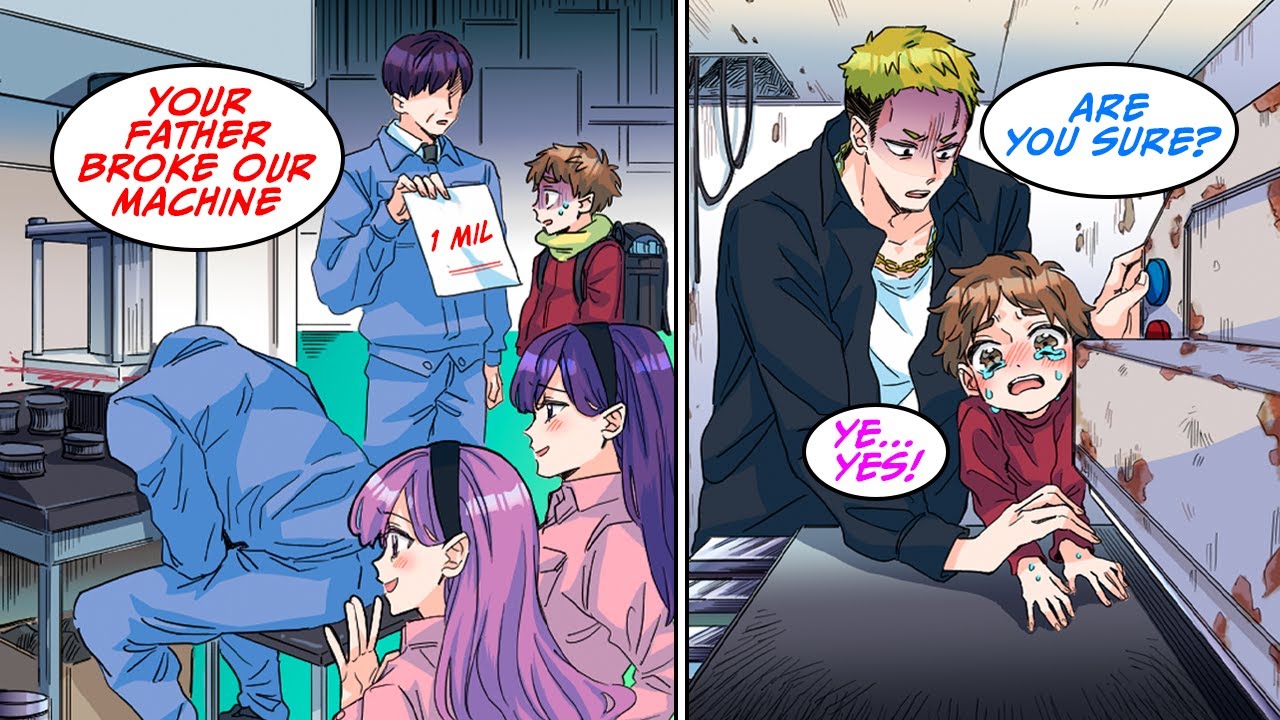 My Dad's head was crushed under a machine... [Manga Dub]
