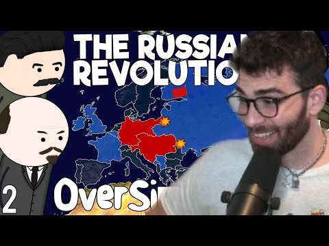 Hasanabi Reacts To The Russian Revolution - OverSimplified (Part 2)