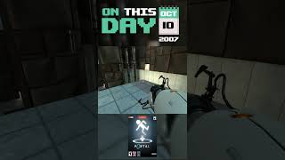 🍰 ON THIS DAY: #Portal Was Released on PC and The Cake Was a Lie 😆 #shorts #youtubegaming