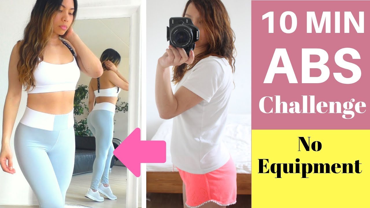 10 MIN Full Abs Workout, Equipment Free | Holiday Flat Abs Challenge #1