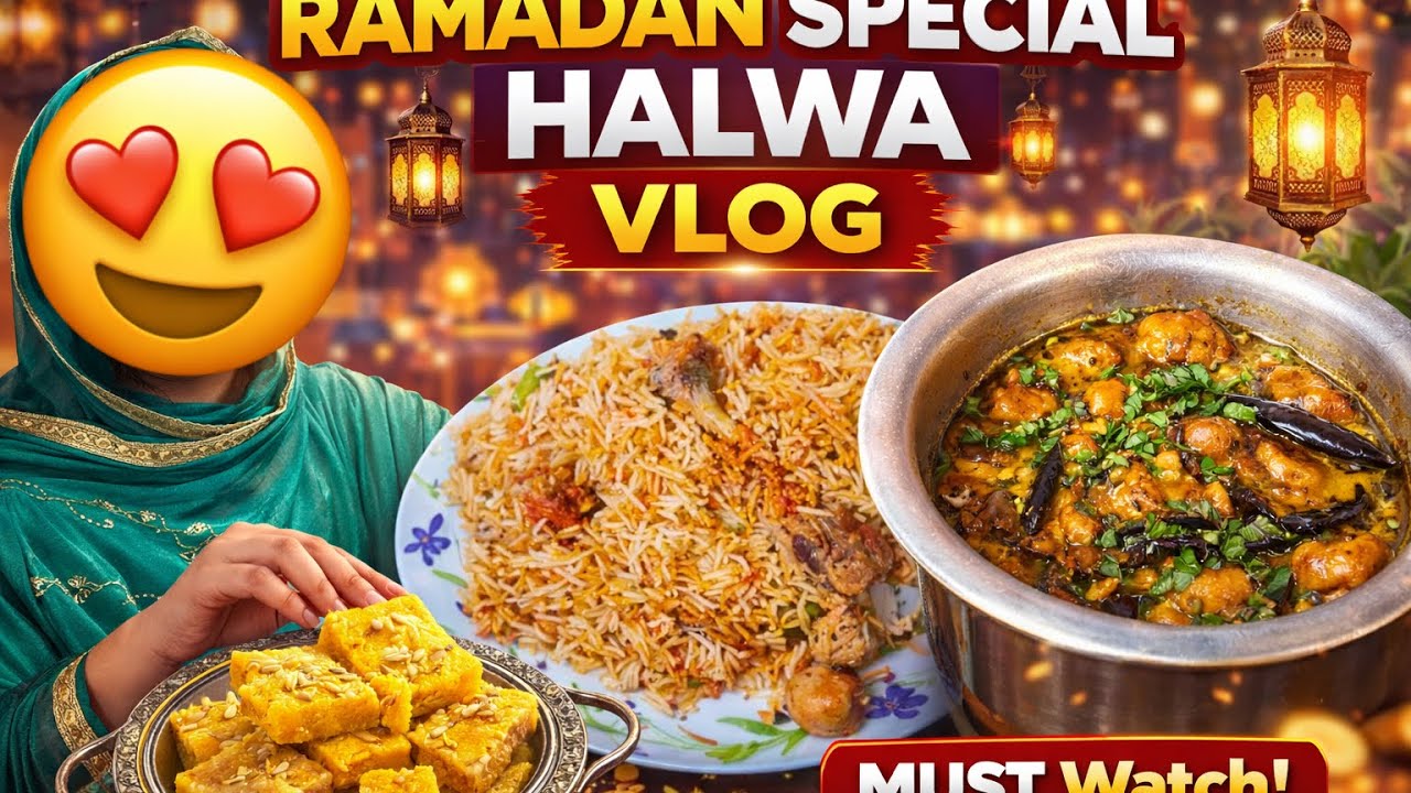 Ramadan Special Halwa Recipe | Easy Iftar Sweet | Daily Vlog India 2026 🌙