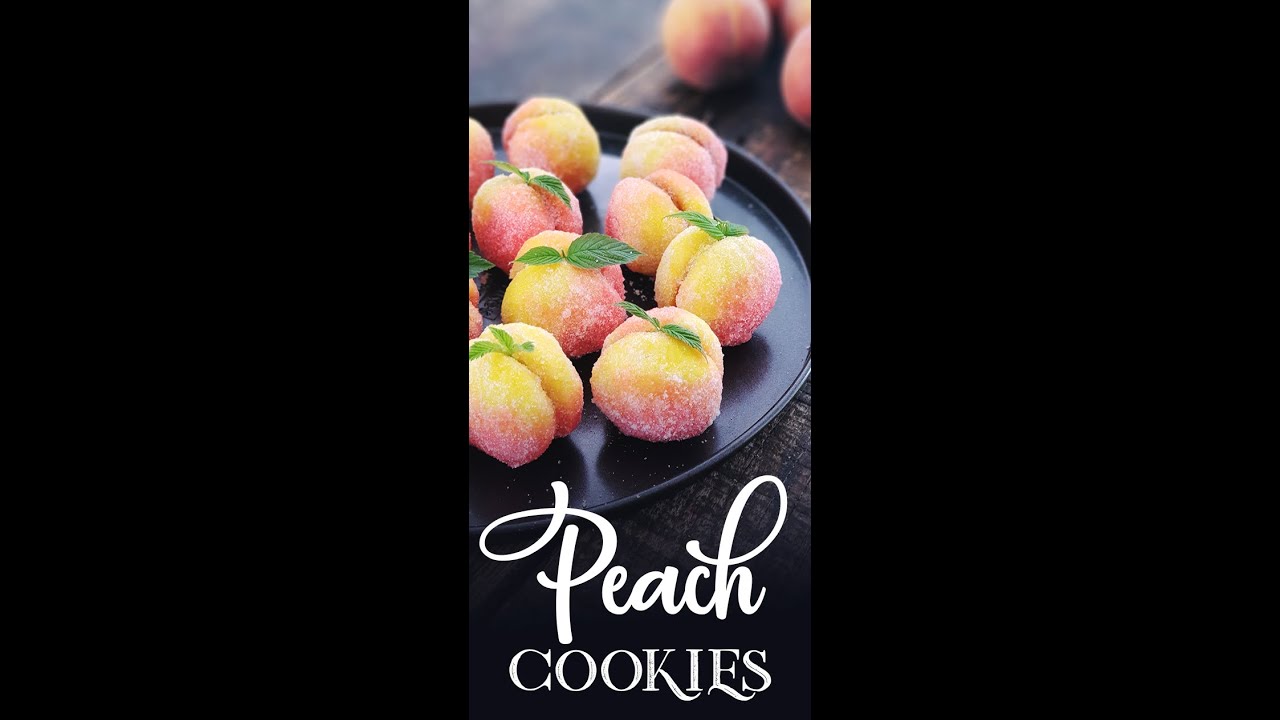 Check out these delicious peach cookies #shorts #cookies | Home Cooking Adventure