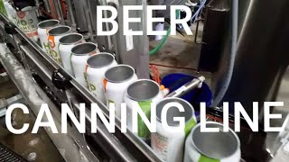 Microbrewery Canning! Beer Canning Line