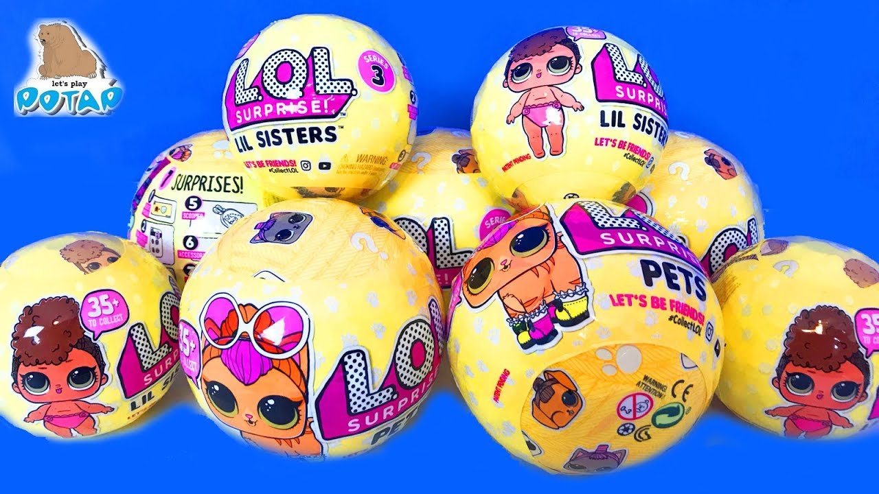 Питомцы Лол #LoL Pets Surprise Series 3 Puppy Песок Туалет! #Босс ...