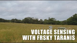 FrSky Telemetry Voltage Sensor and Audible Low Voltage Alarm with Taranis QX7