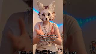 This trend is so silly :3 ||#furry #mask #artist #fyp #viral #dontflop #maskmaker#therian#alterhuman