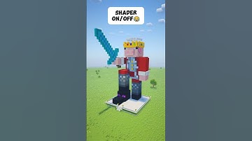 Minecraft Shaders Vs Vanilla😂 #shorts