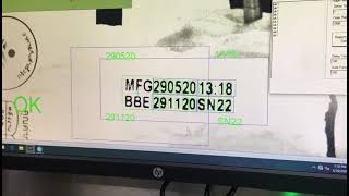 OCR optical character recognition in industrial