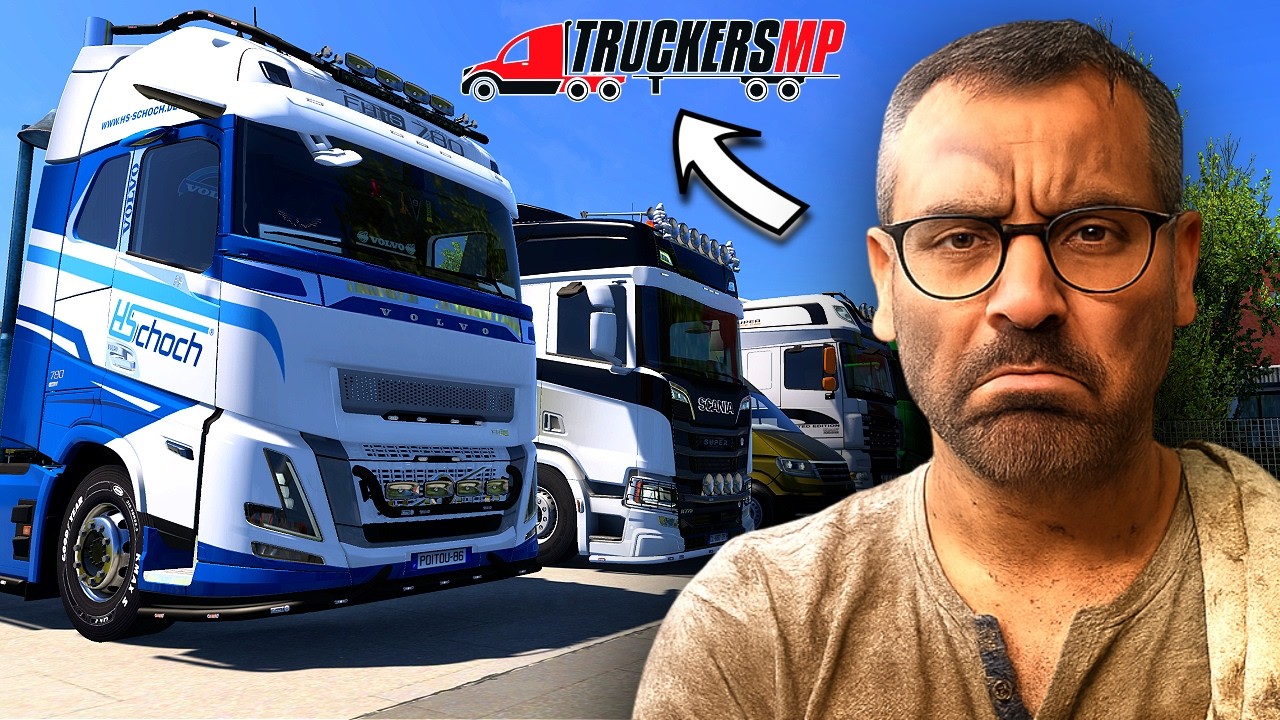 🚛1.58% d'intelligents sur le serveur !🤣TruckersMP🤣ETS2 - Euro Truck Simulator 2