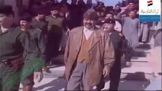 زيارة صدام حسين الى سامراء مقطع نادر | تراث القادسية