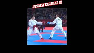 JAPANESE KARATEKA | Karate female kumite|| WKF Fight #shorts #karate #wkf #japan #japan #martialarts