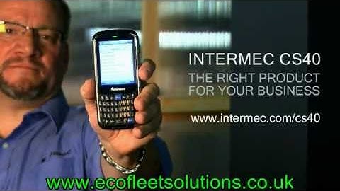 Intermec CS40 Mobile Computer Overview - Rugged and Sleek for POD & Mobile Field Professionals