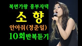 [패널잡음제거 고음질Audio]복면가왕 55대가왕 소향(흥부자댁) - 안아줘(원곡 정준일) 10회반복듣기 (가사 첨부)