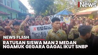 Ricuh! Demo Ratusan Siswa MAN 2 Medan usai Gagal Ikut SNBP | News Flash