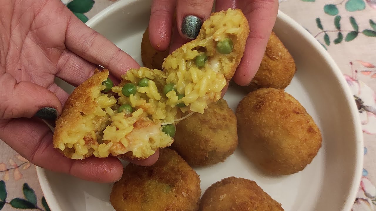 Arancini di riso vegetariani - Ricetta LIGHT con frittura perfetta