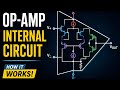 Op-Amp Internal Circuit Explained | Complete Working of Operational Amplifier (741 IC)