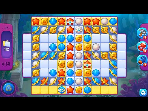 Fishdom level 37 - 14 Moves - No Boosters