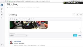 Create a Micropost and get Notifications in Atlassian Confluence