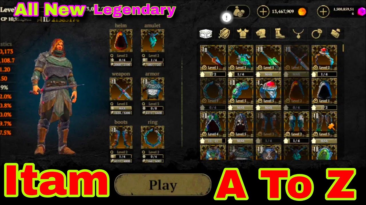 Evil Lands All New Legendary Itam 👉 A To Z 😍 All Legendary Review Evil