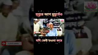 মৃত্যুর আগ মুহূর্তে যদি কেউ তওবা করে fultoli_kafela fultoli ফুলতলী_কাফেলা