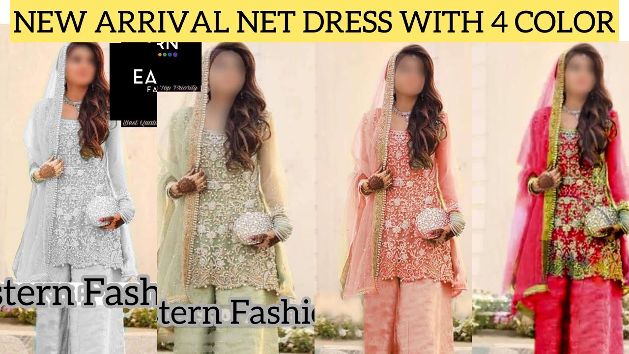 Arif riaz net dress | 2999 mai with delivery charges | eastern fashion ...
