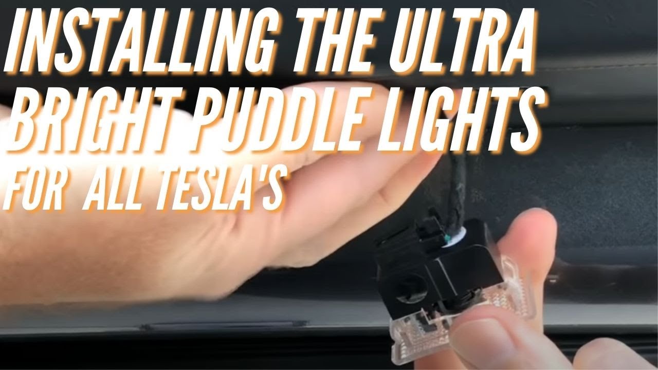 Puddle Light Installation For Tesla Vehicles Youtube