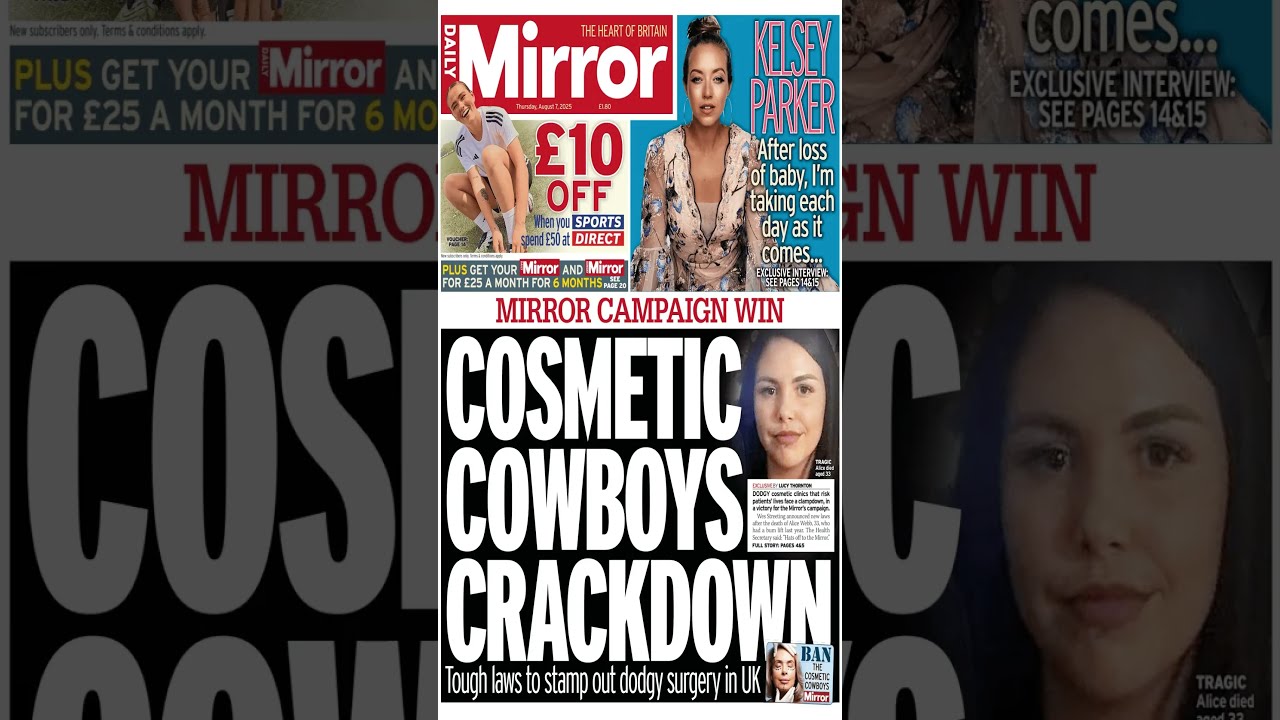 Tutte le Prime Pagine Quotidiani di Oggi - giovedì, 07 agosto 2025 #video #italia #notizie