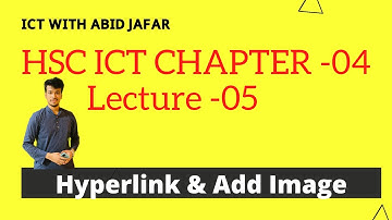 HSC ICT CHAPTER-04 || LECTURE-05 || Introduction to Web Design & HTML) || Abid Jafar