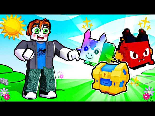 NOOB virou PRO com ROBUX INFINITO! no PET SIMULATOR X do ROBLOX