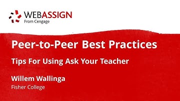 How to Hold Online Office Hours in WebAssign