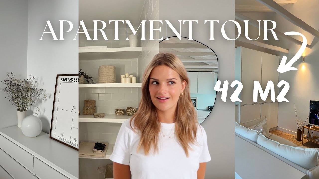 APPARTEMENT TOUR 42 m2 (aesthetic, cozy, appart tour, living alone, pinterest, déménagement, madrid)
