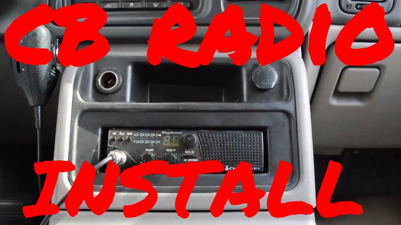 how to install a cb in a chevy YouTube
