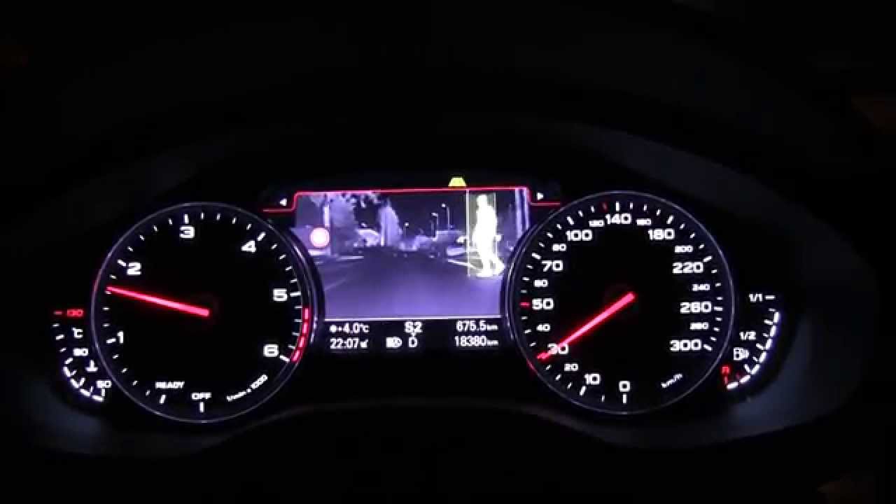 Audi Night Vision asystenat jazdy nocnej w Audi A7. Test