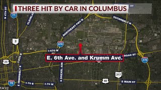Three people hospitalized after crash on Columbus' east side