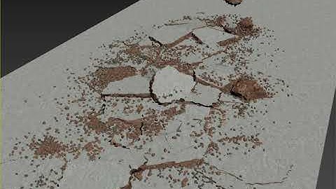 Ground Crack With Detail - TyFlow Simulation