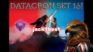 Datacron set 16 detailed shopping list and planning!