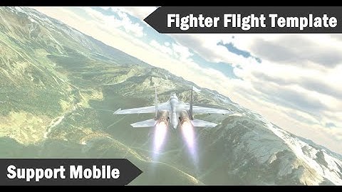 Unity3D Fighter Flight Templete: Su35 Flight Test